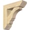 Ekena Millwork Balboa Slat Rough Sawn Bracket w/ Offset Brace, Douglas Fir, 6"W x 20"D x 20"H BKT0604X20X20BOA06RDF - alternate 1